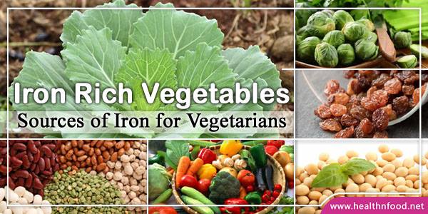 Top Iron Rich Vegetables List