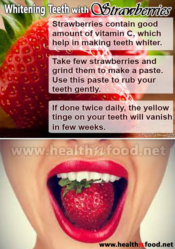 Whiten Teeth with Strawberries