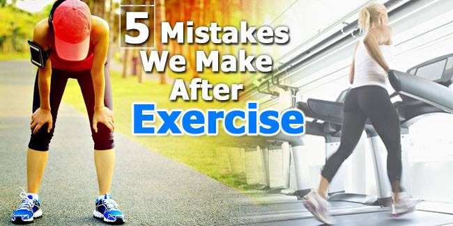 Common Mistakes People Make After Workout