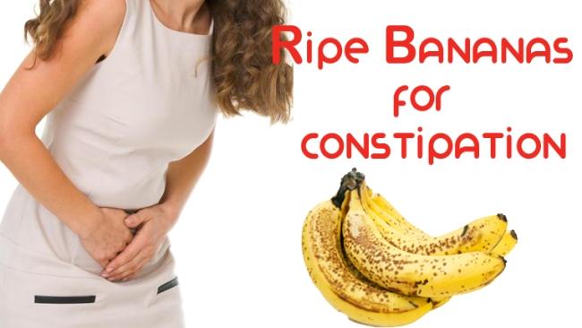 Try bananas for mild constipation