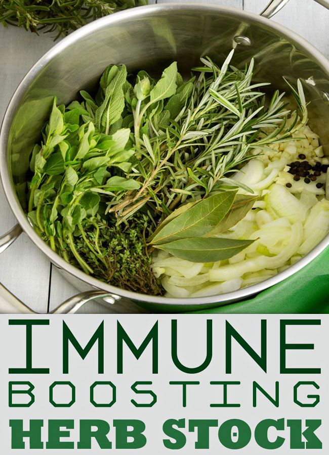 Immune Boosting Garden Herb Drink
